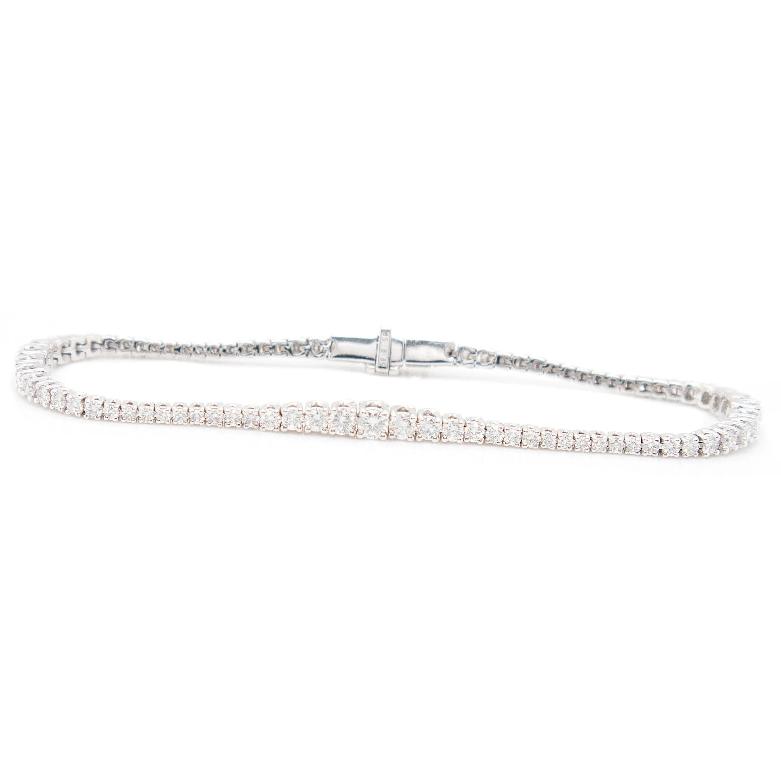 2.75ct 14k White Gold Diamond Bracelet