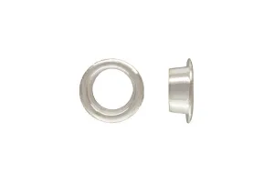 3.0mm OD Bead Grommet 2.7mm Hole, Sterling Silver. Made in USA. #5003743