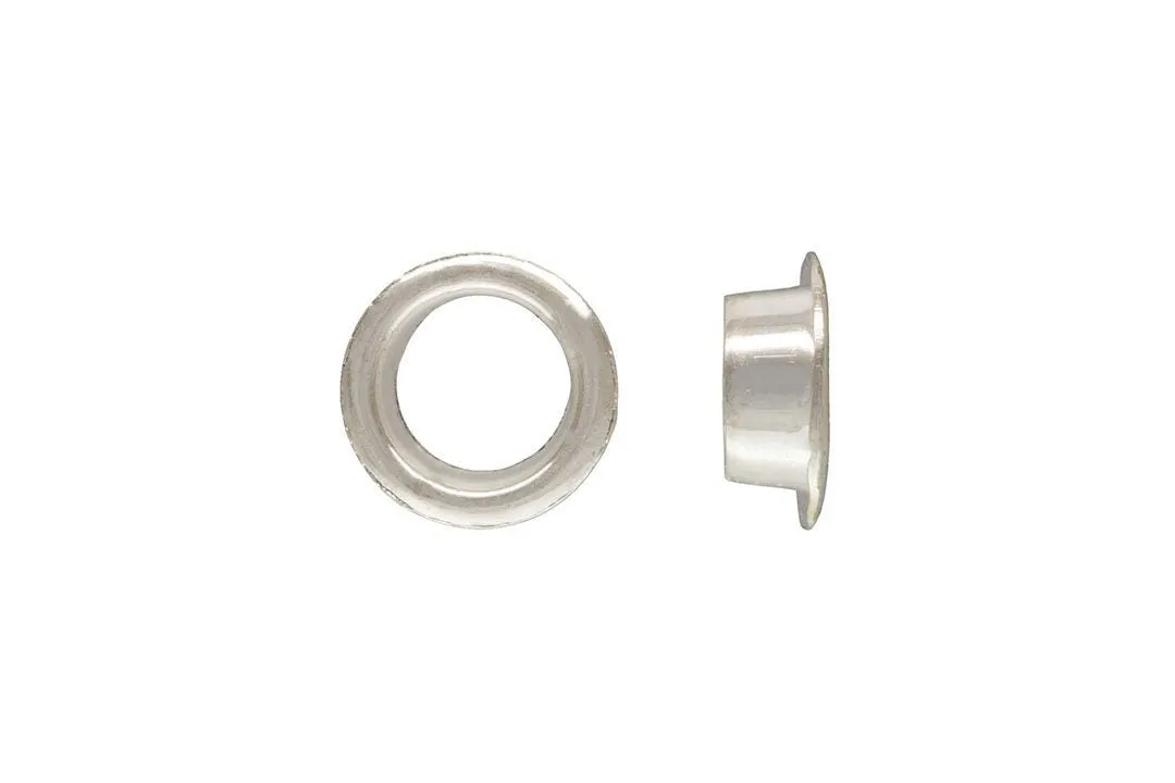 3.0mm OD Bead Grommet 2.7mm Hole, Sterling Silver. Made in USA. #5003743