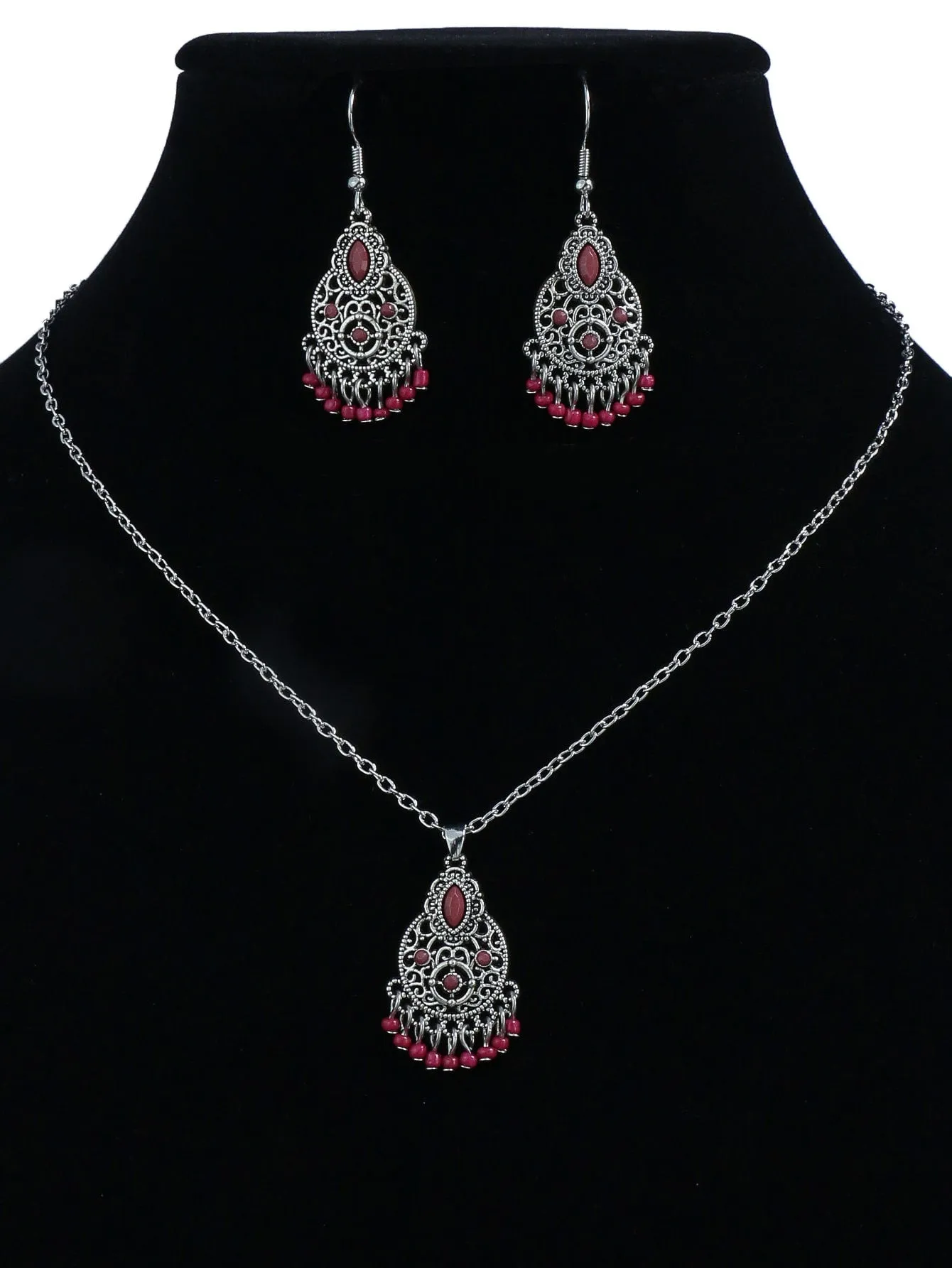 3pcs Hollow Out Bead Tassel Decor Jewelry Set- FD ⚡