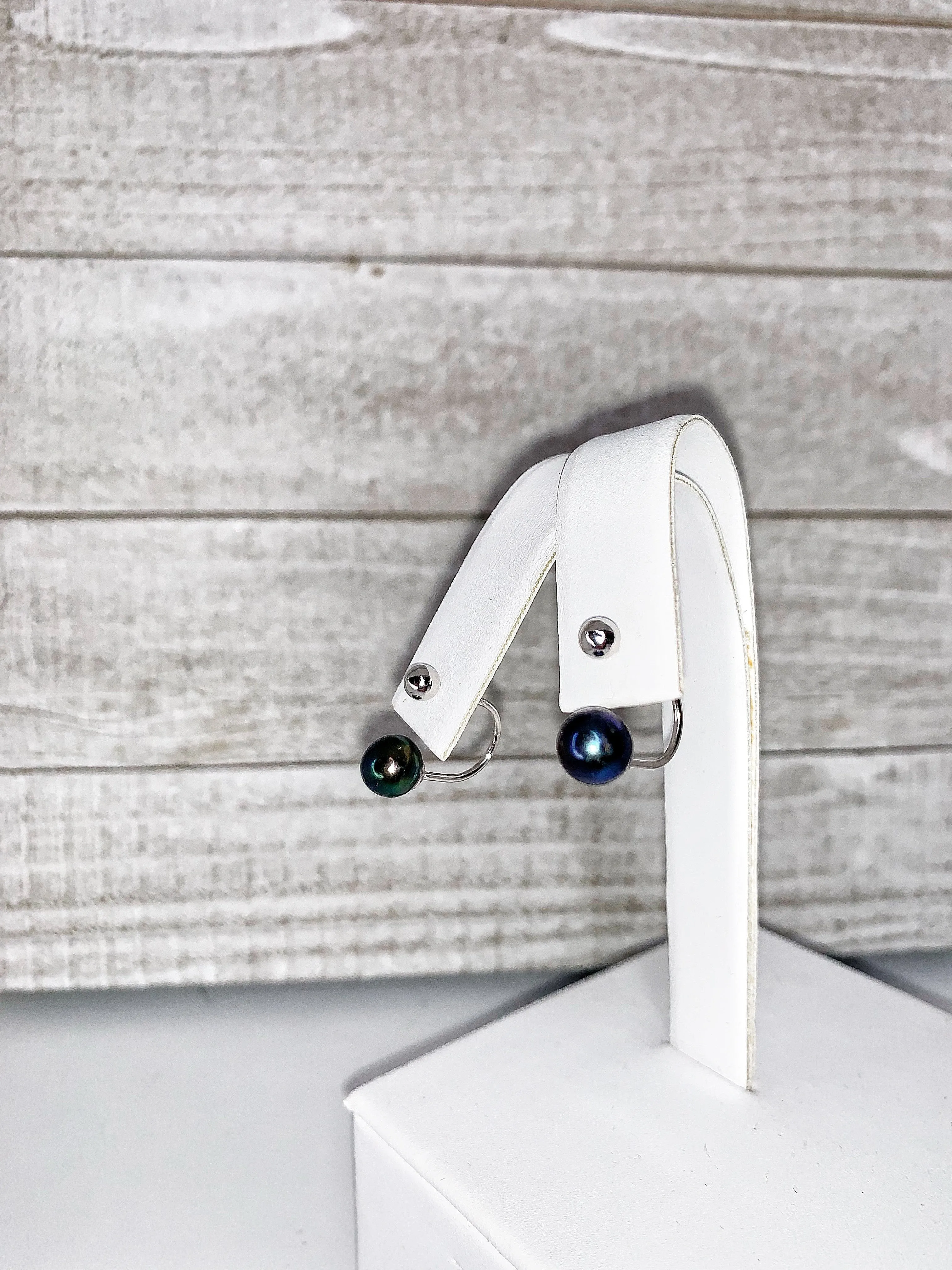 420 - Earring Mount : Ball W/Stud - Sterling Silver