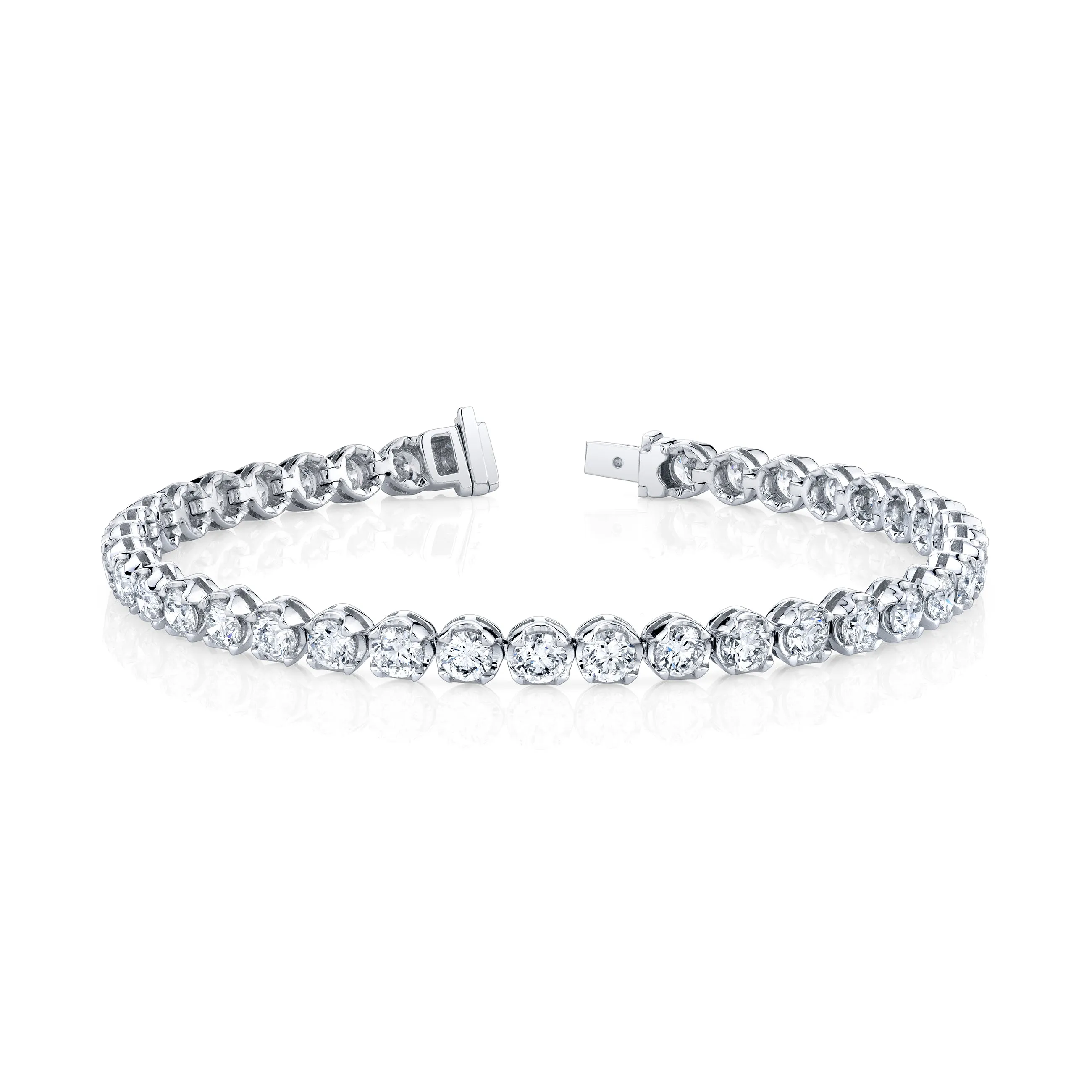 7.03cttw Diamond Tennis Bracelet