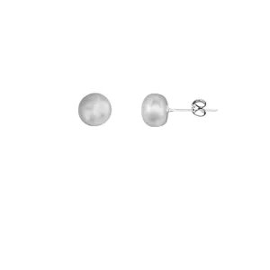 705-07 | 7MM GRAY FRESHWATER PEARL STUD EARRINGS