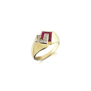 7.83  Diamond Ruby Ring