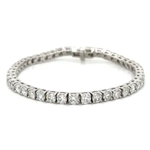 9.29ct tw Classic Diamond Riviera Line Tennis Bracelet