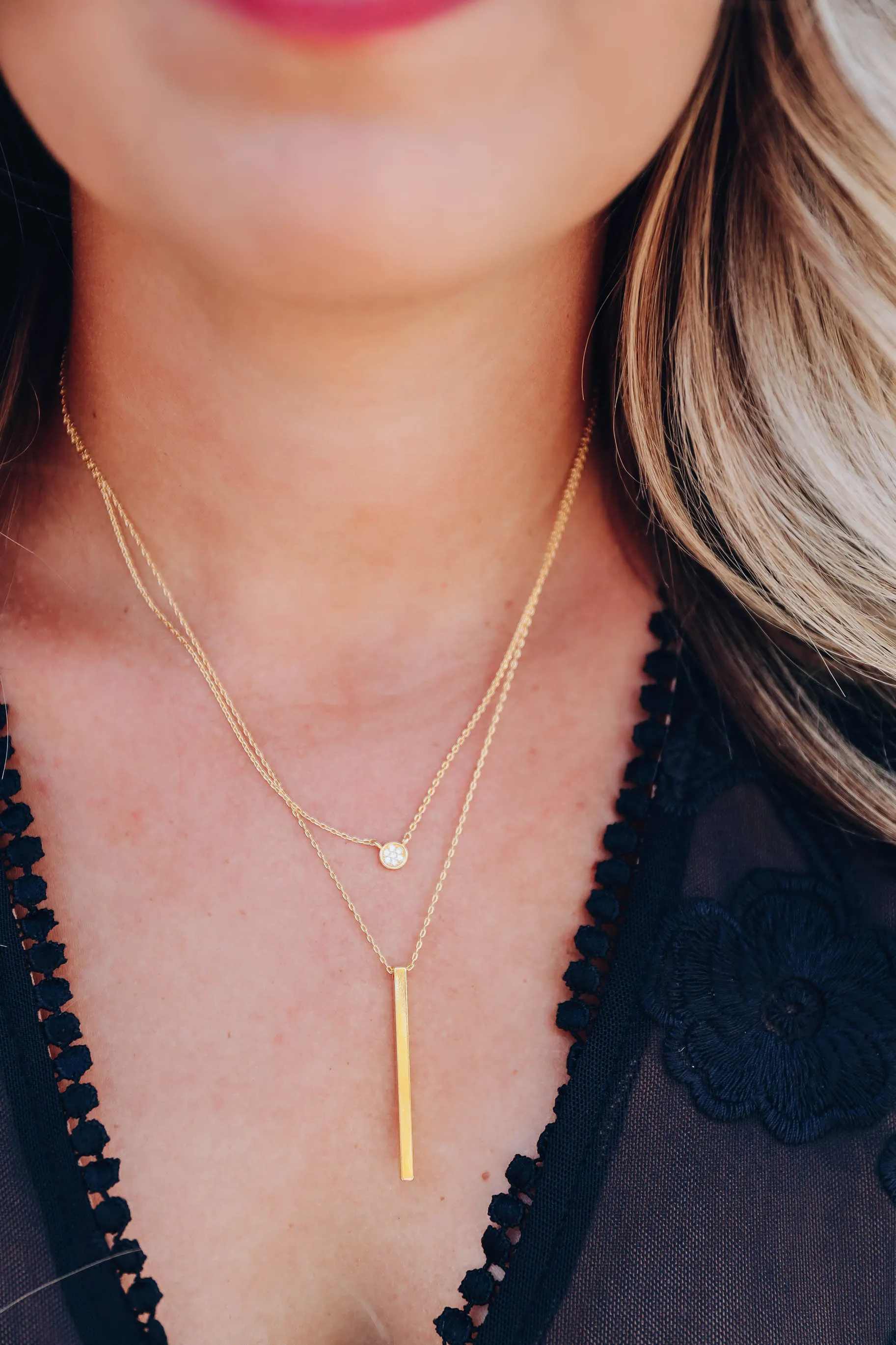 Adela Necklace - Gold