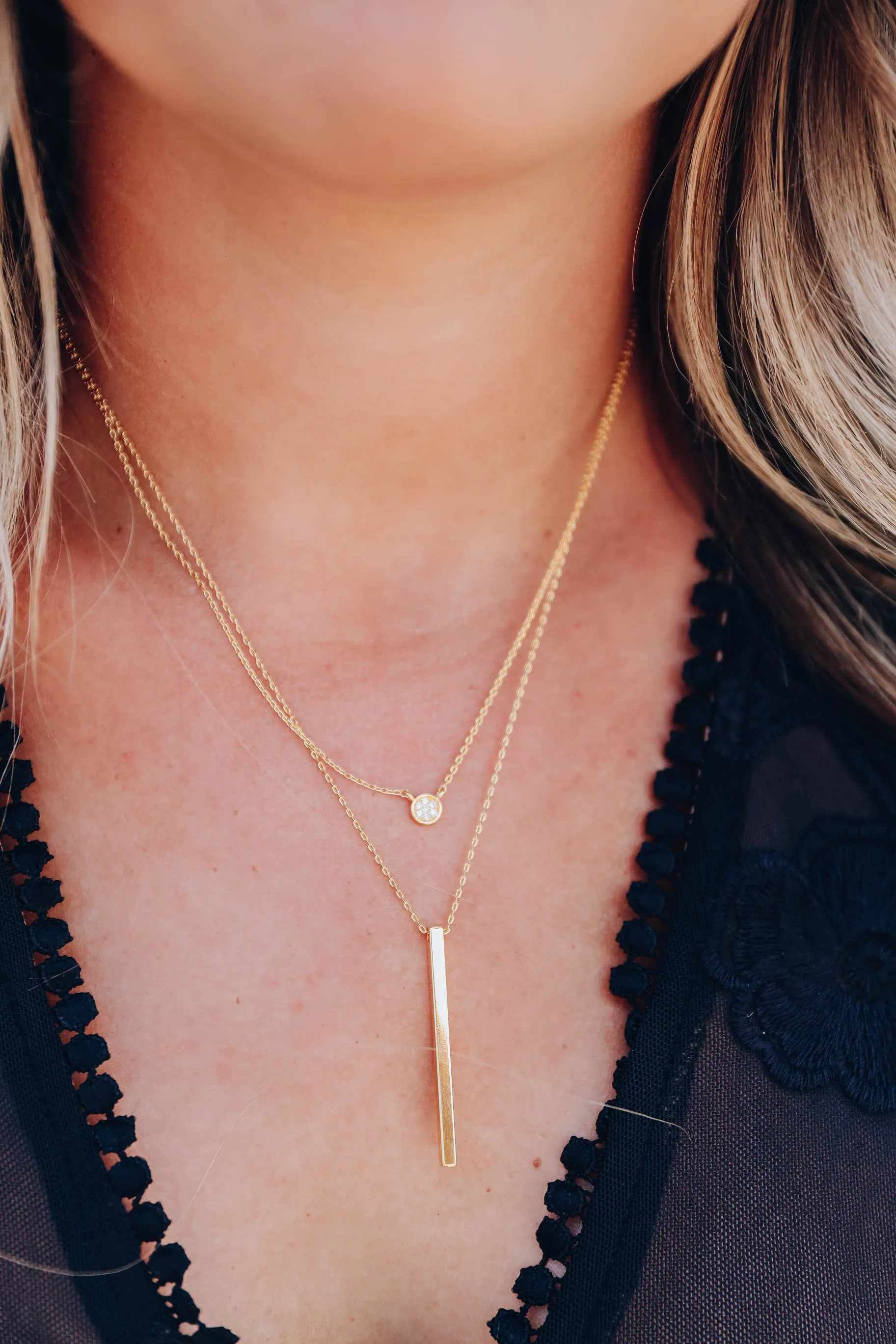 Adela Necklace - Gold