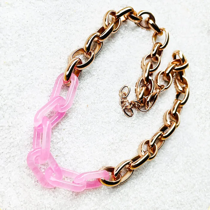 Ares Chunky Rose Gold Necklace