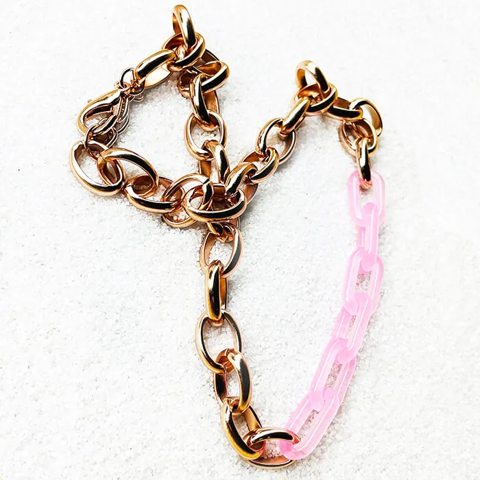 Ares Chunky Rose Gold Necklace