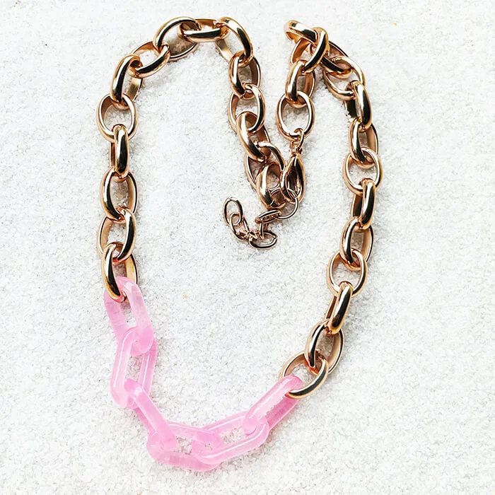 Ares Chunky Rose Gold Necklace