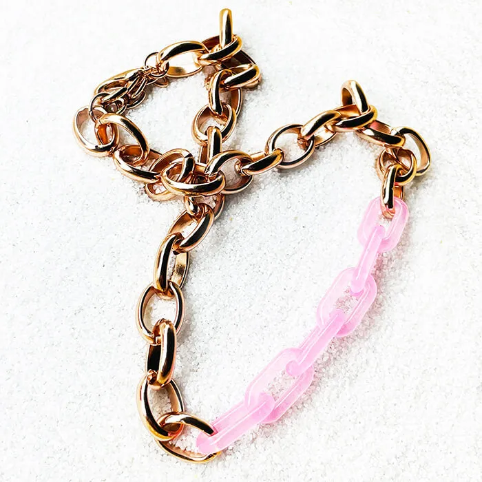Ares Chunky Rose Gold Necklace