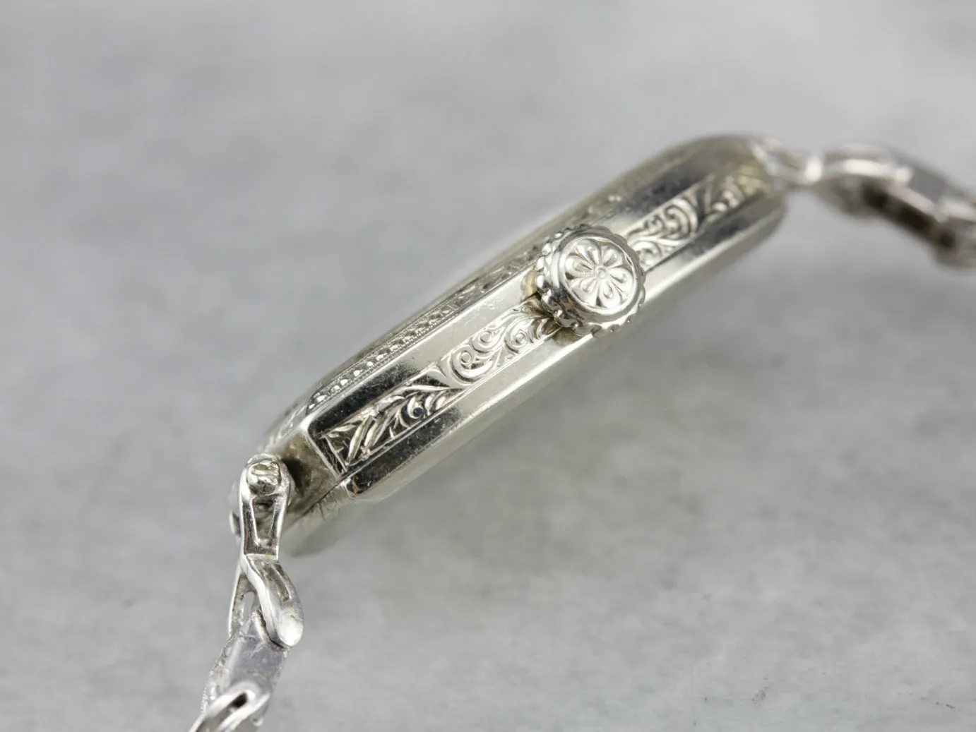 Art Deco Hamilton Diamond Wrist Watch
