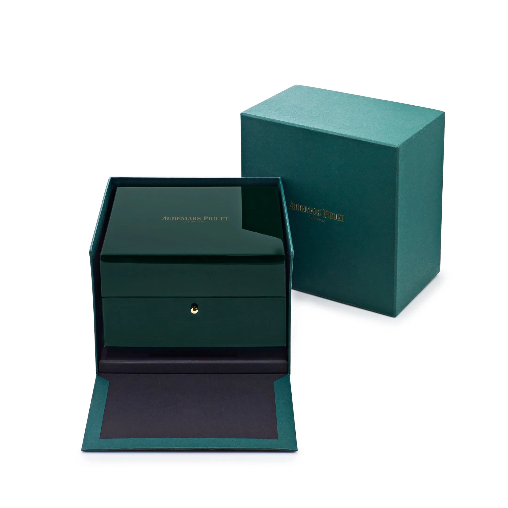 Audemars Piguet Royal Oak 15202PT.OO.1240PT.01 'Jumbo' Extra-Thin Platinum Green Dial