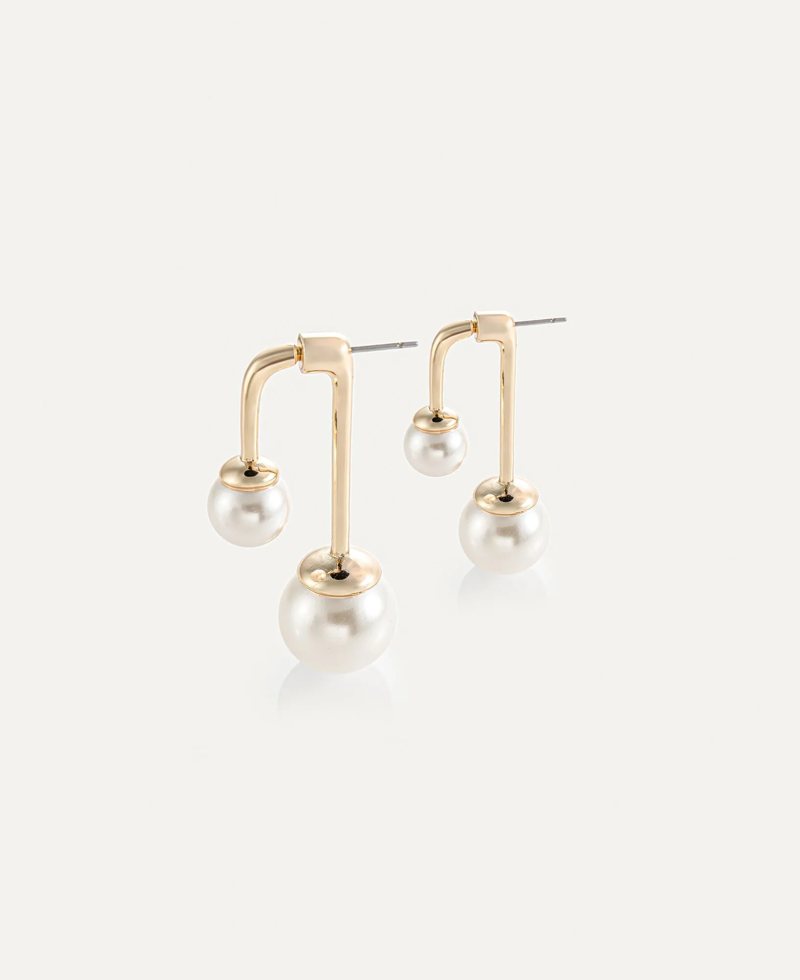 August Pearl Threader Earrings