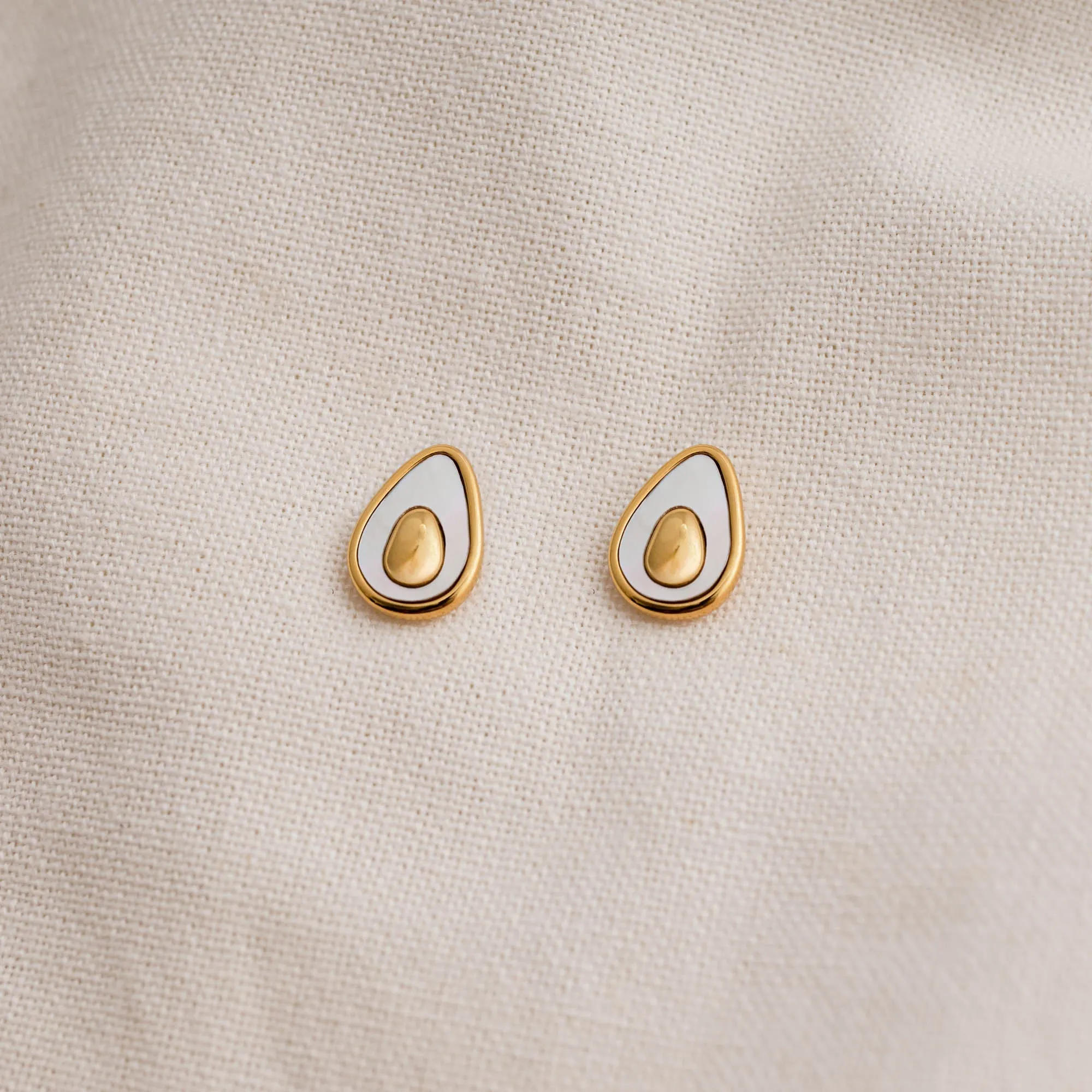 Avocado Stud Earrings