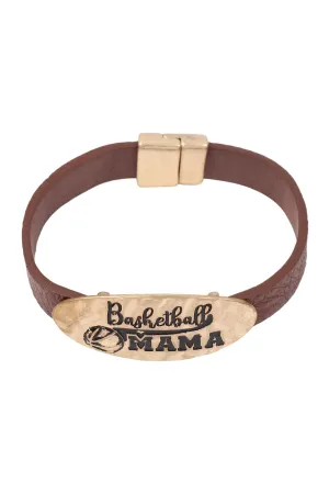 Basketball Mama Magnetic Strap Bracelet - Pack of 6