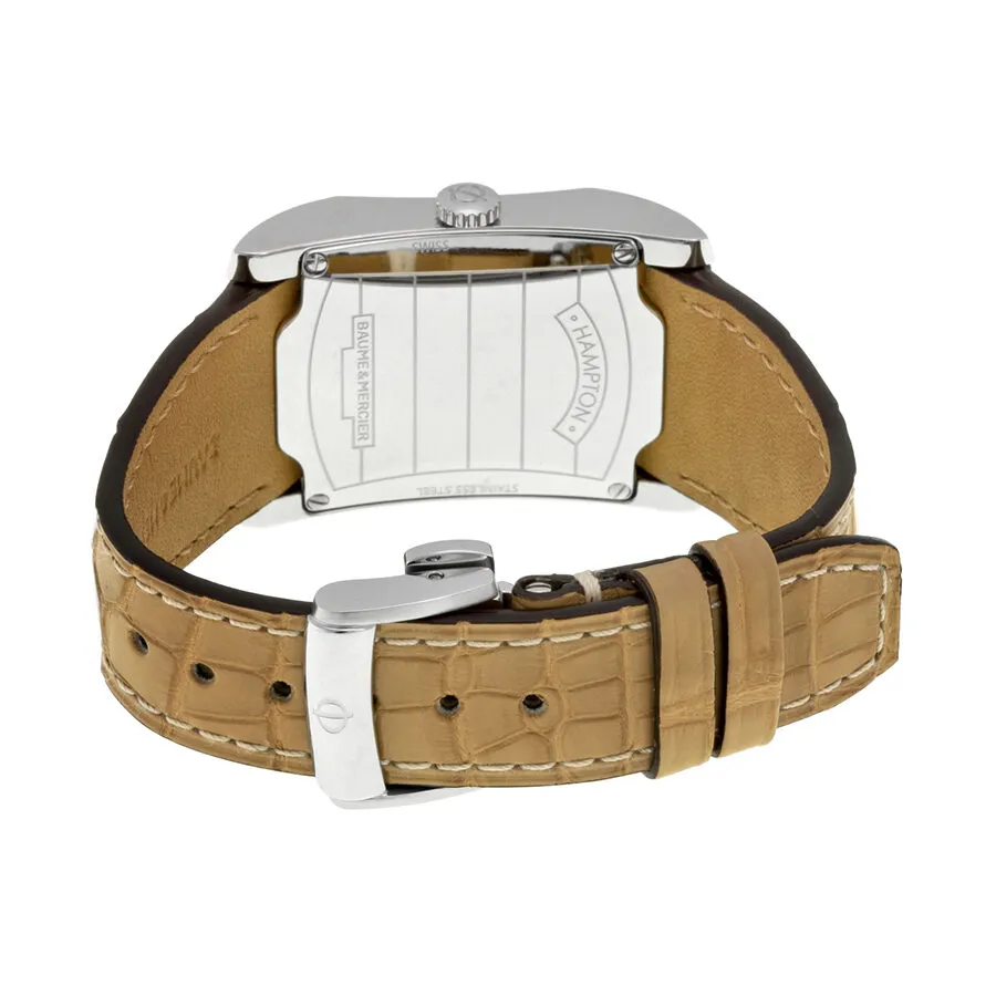 Baume and Mercier Hampton Silver Dial Ladies Watch 10081