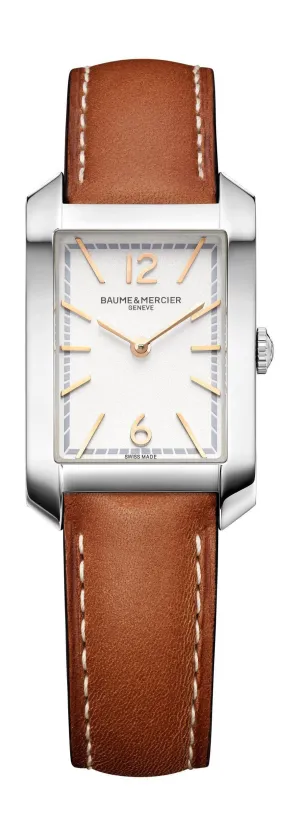 Baume et Mercier Hampton Quartz Silver Dial Ladies Watch 10472
