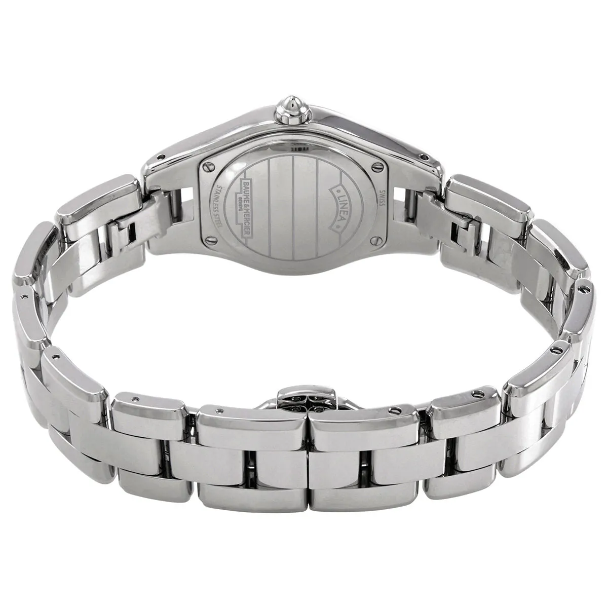 Baume et Mercier Linea Quartz White Dial Ladies Watch 10196
