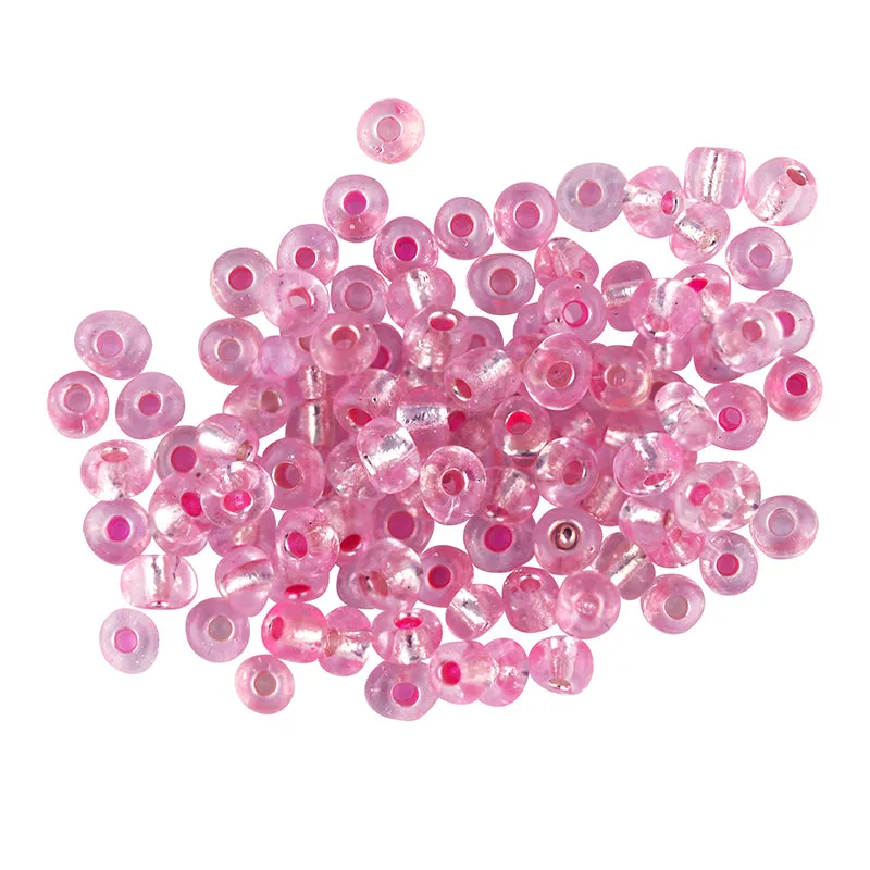 BEAD GLASS SEED BABY PINK 3.6MM 25G