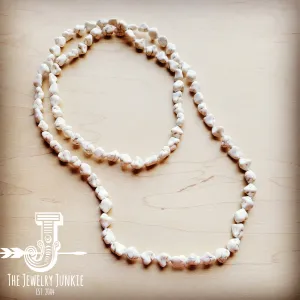 Beaded Layering Necklace w/ White Turquoise