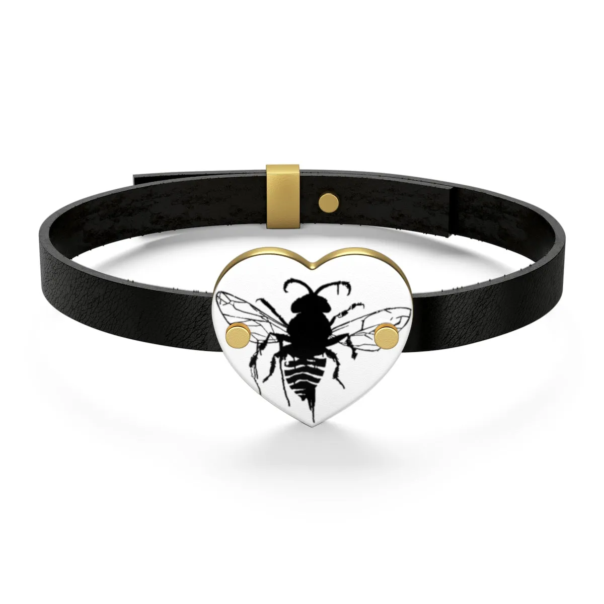 Bee Leather Bracelet
