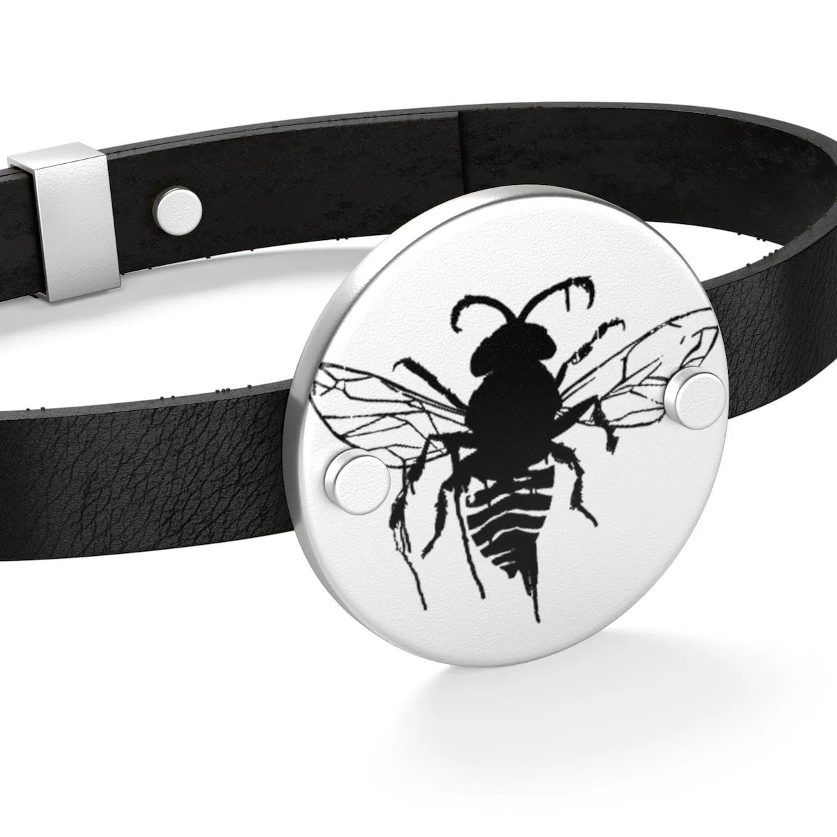 Bee Leather Bracelet