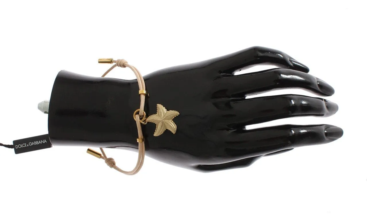 Beige Pull Strap Bracelet