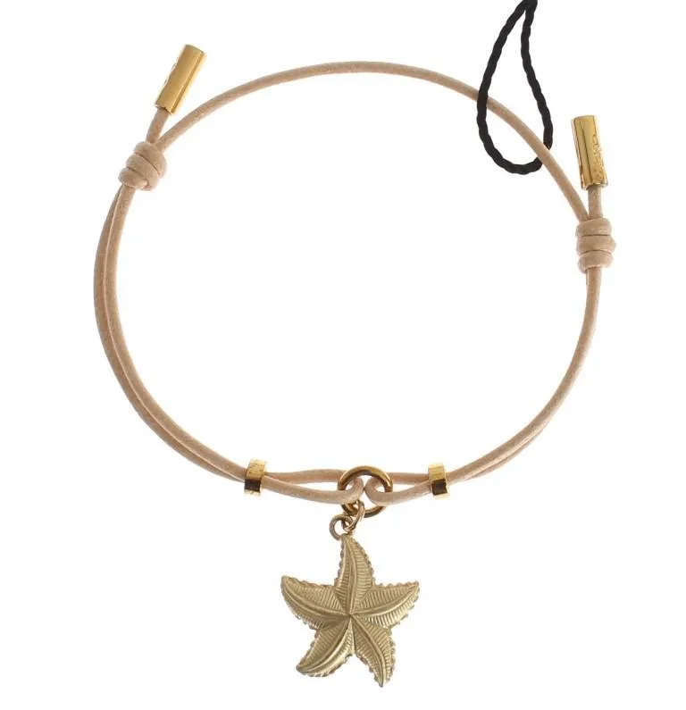 Beige Pull Strap Bracelet
