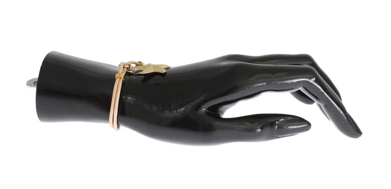 Beige Pull Strap Bracelet