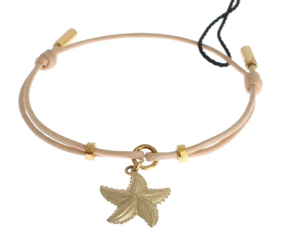Beige Pull Strap Bracelet