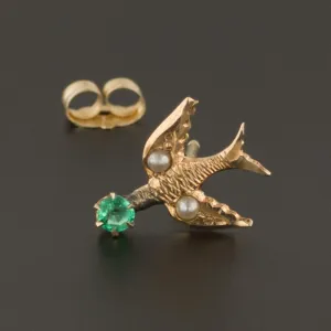 Bird Earring | Single Stud Earring