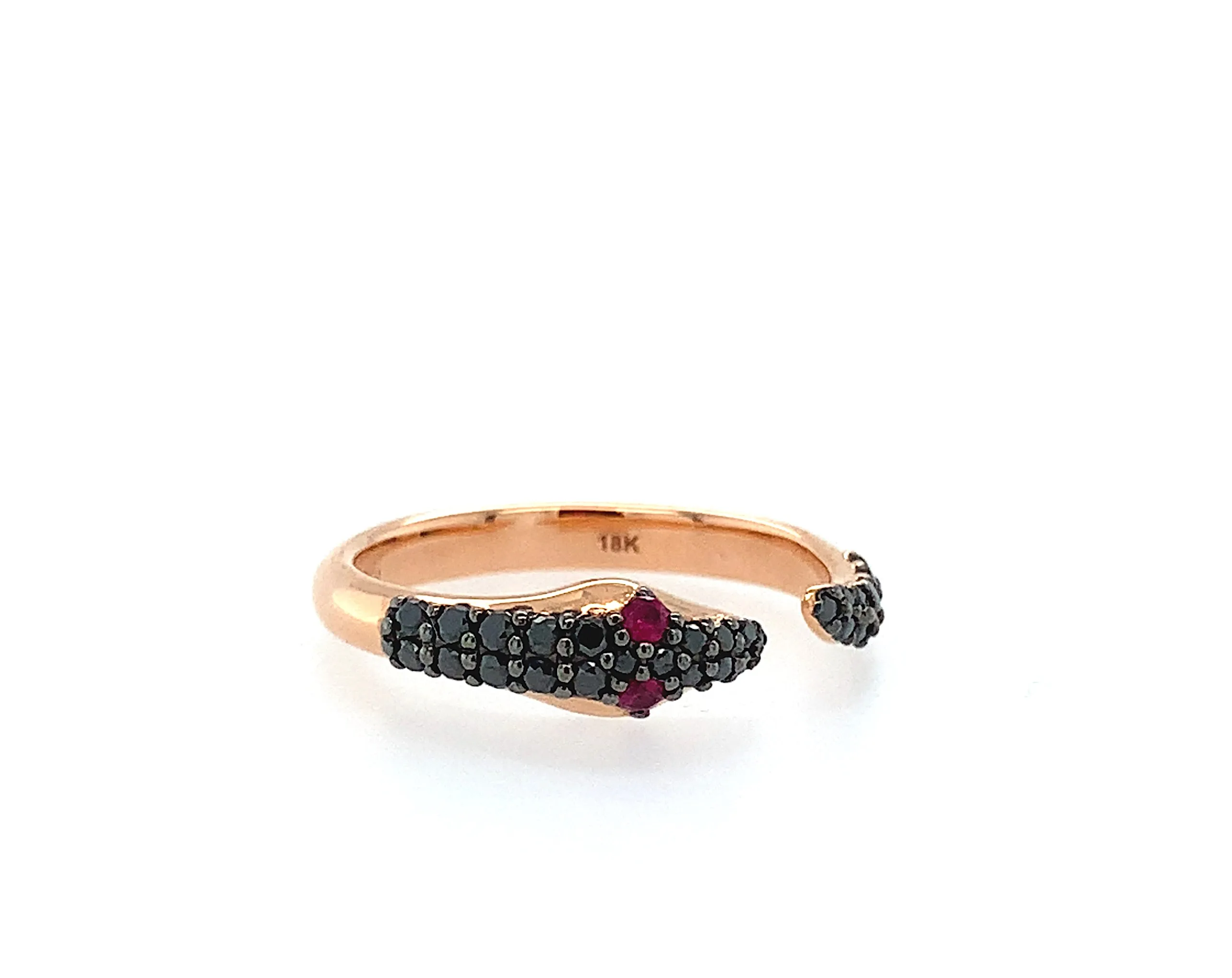 Black Diamond Baby Elysium Snake Ring