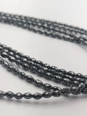 Black Diamonds, Gemstone Beads, Full Strand, 14"