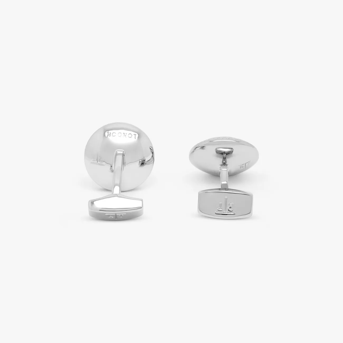 Black Mother Of Pearl Moonlight Bullseye Stud Set