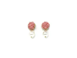 Blooming Bouquet Earrings-Pink