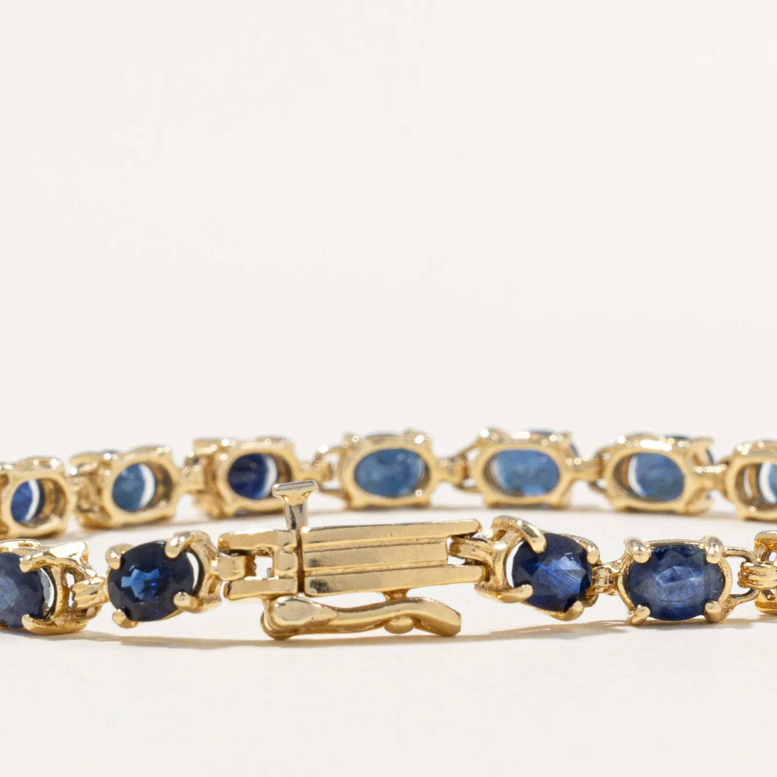 Blue Sapphire Bracelet | 8.00ctw | 7" |