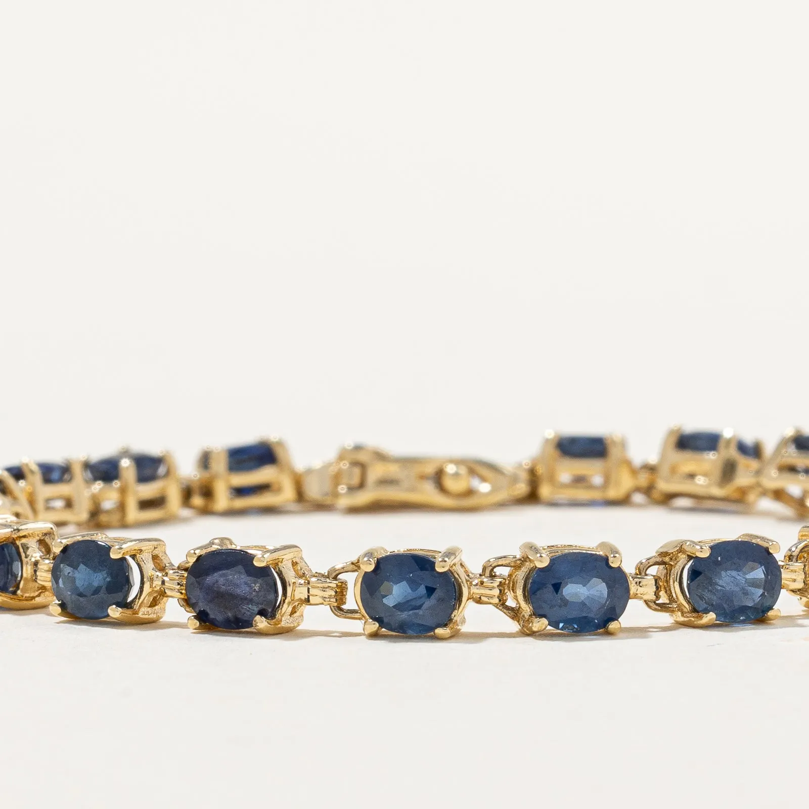 Blue Sapphire Bracelet | 8.00ctw | 7" |