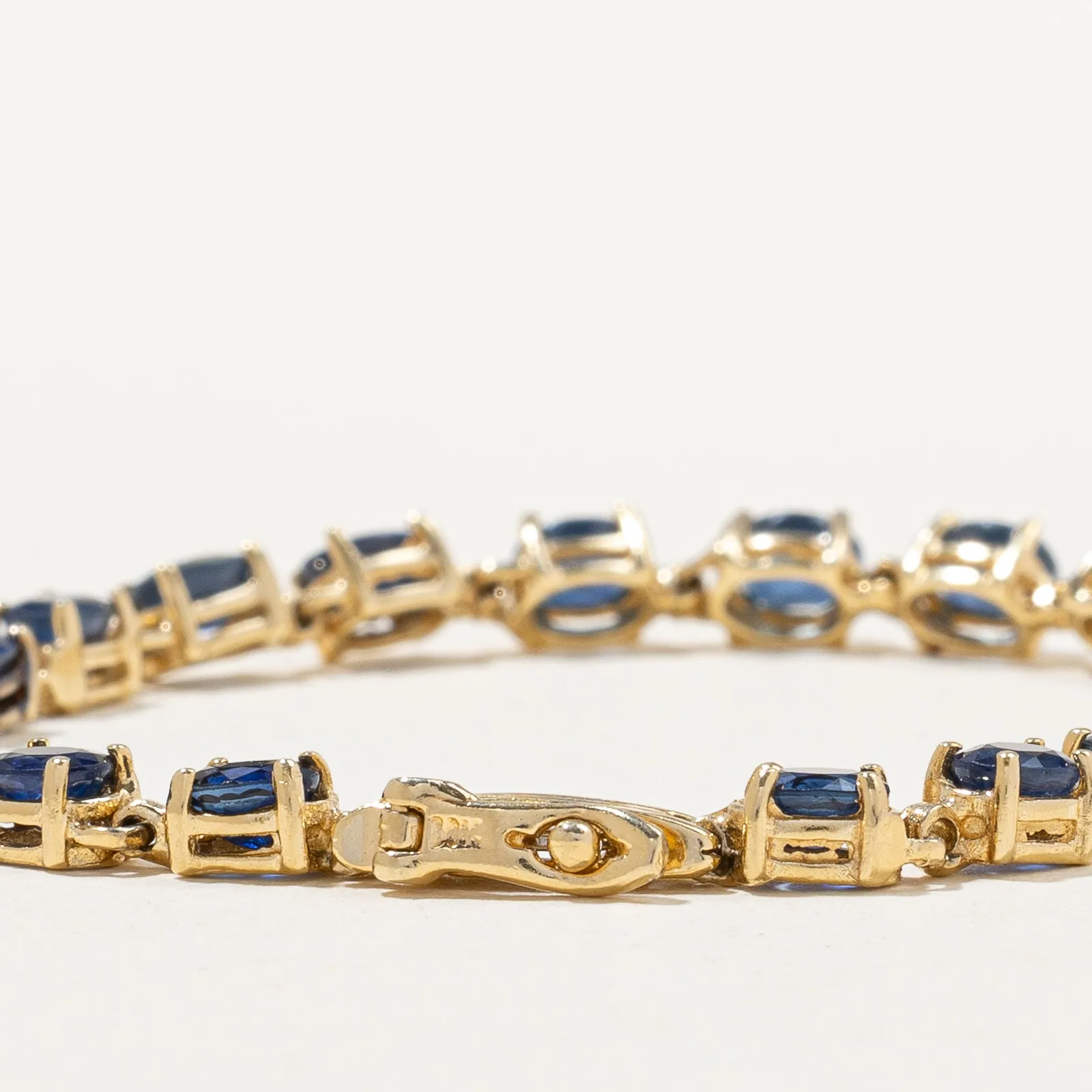 Blue Sapphire Bracelet | 8.00ctw | 7" |