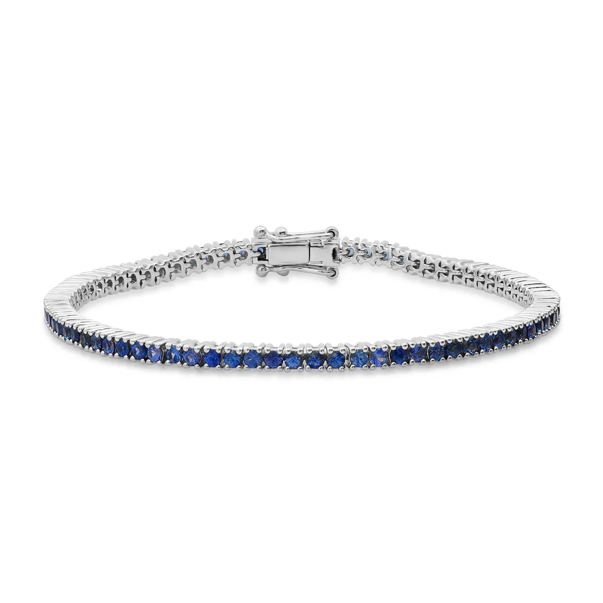 Blue Sapphire Classic Tennis Bracelet
