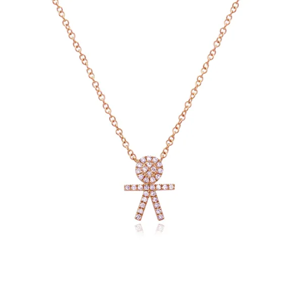 Boy Pave Necklace