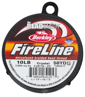 Braided Bead Thread Crystal 10lb