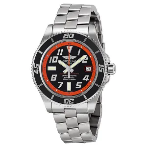 Breitling SuperOcean Automatic Black Dial Stainless Steel Men's Watch A17364Y4-BA89SS A17364Y4/BA89-131A