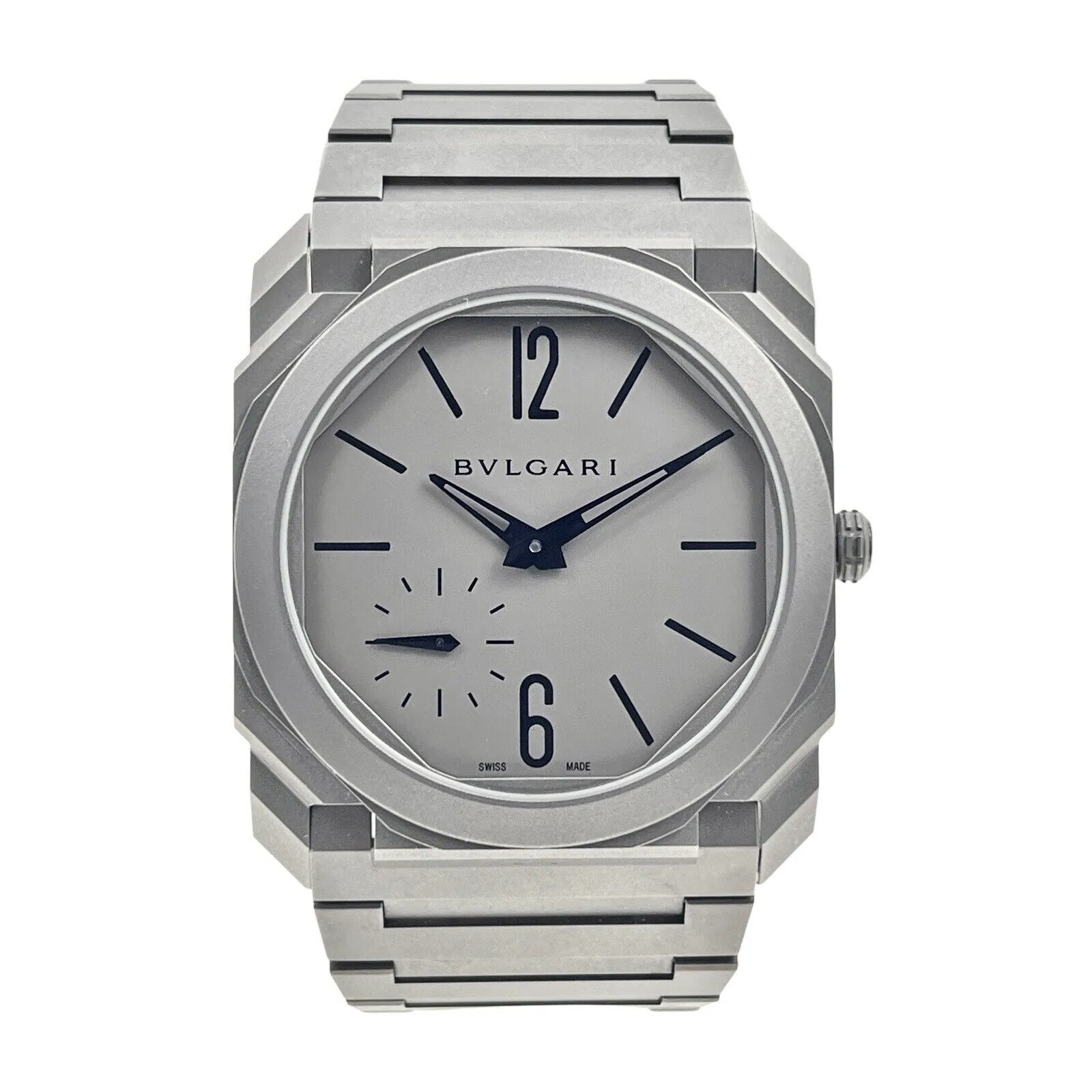 Bulgari Octo Finissimo Automatic 40mm Gray Dial Titanium BGO40T W/Papers