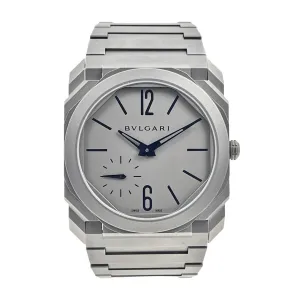 Bulgari Octo Finissimo Automatic 40mm Gray Dial Titanium BGO40T W/Papers