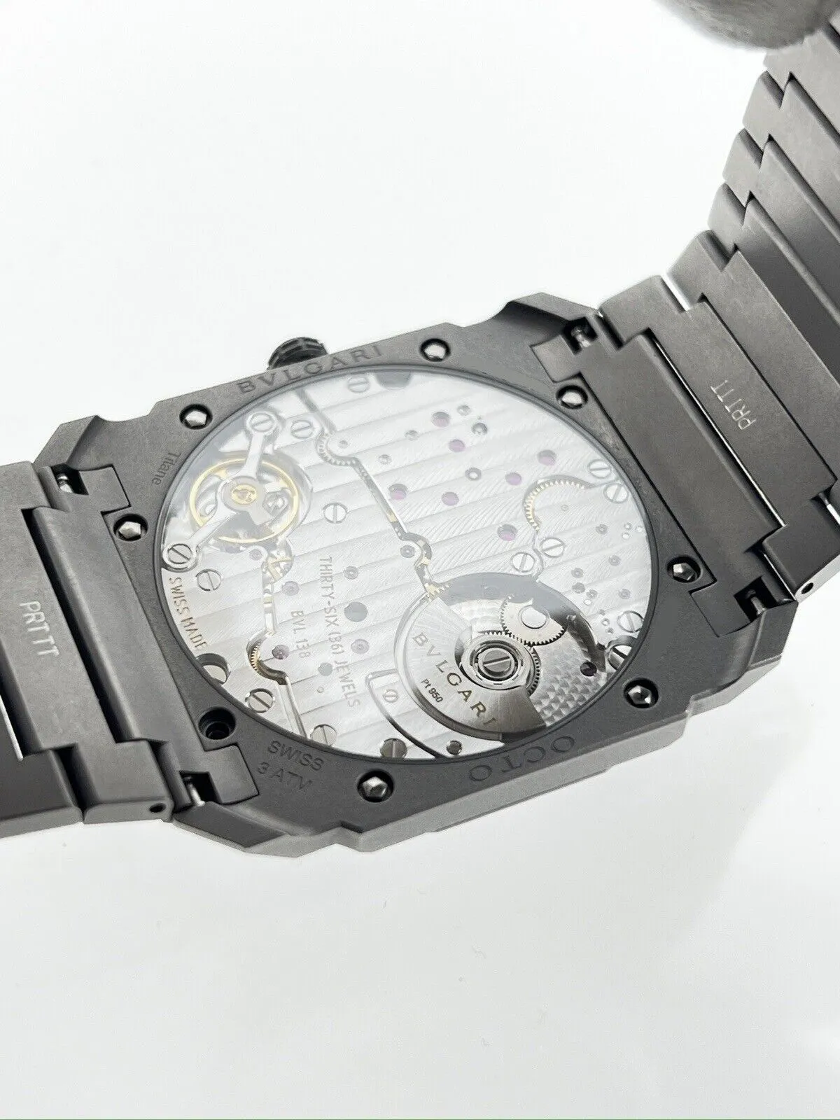 Bulgari Octo Finissimo Automatic 40mm Gray Dial Titanium BGO40T W/Papers