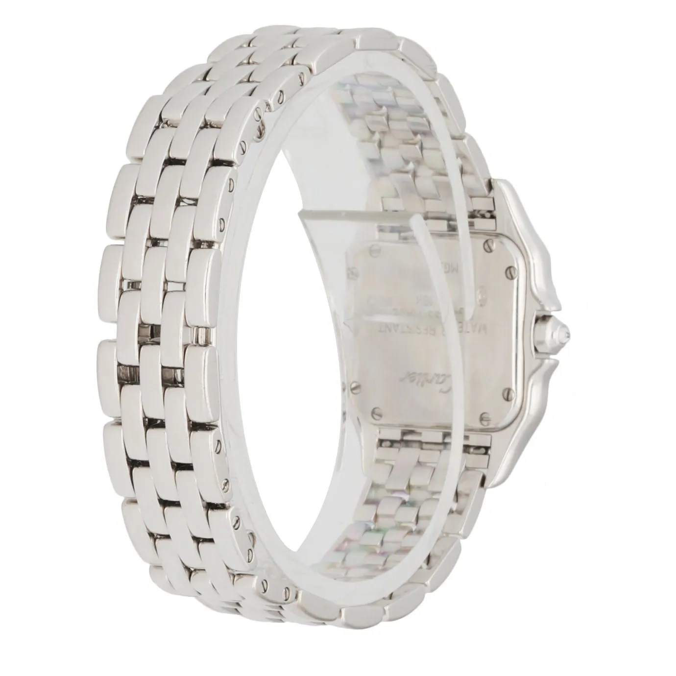 Cartier Panthere 1660 18K White Gold Diamond Anniversary Logo Ladies Watch