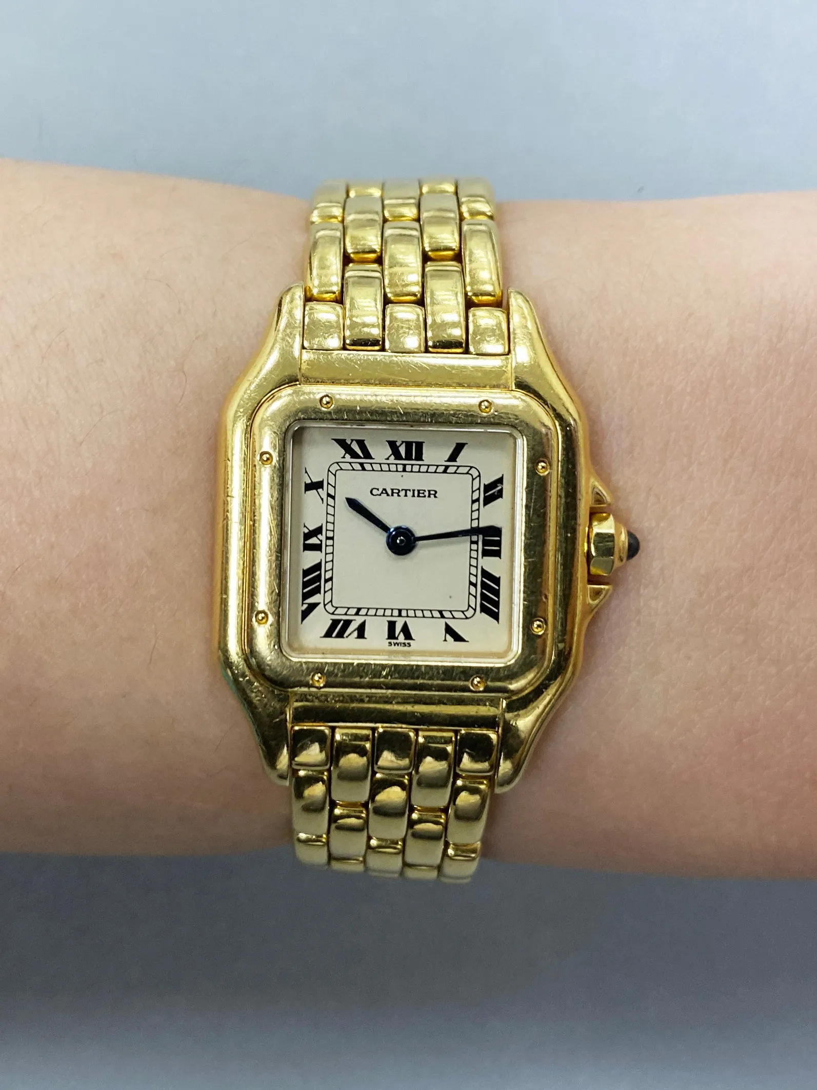 Cartier Panthere 8057929 18K Yellow Gold Ladies Watch