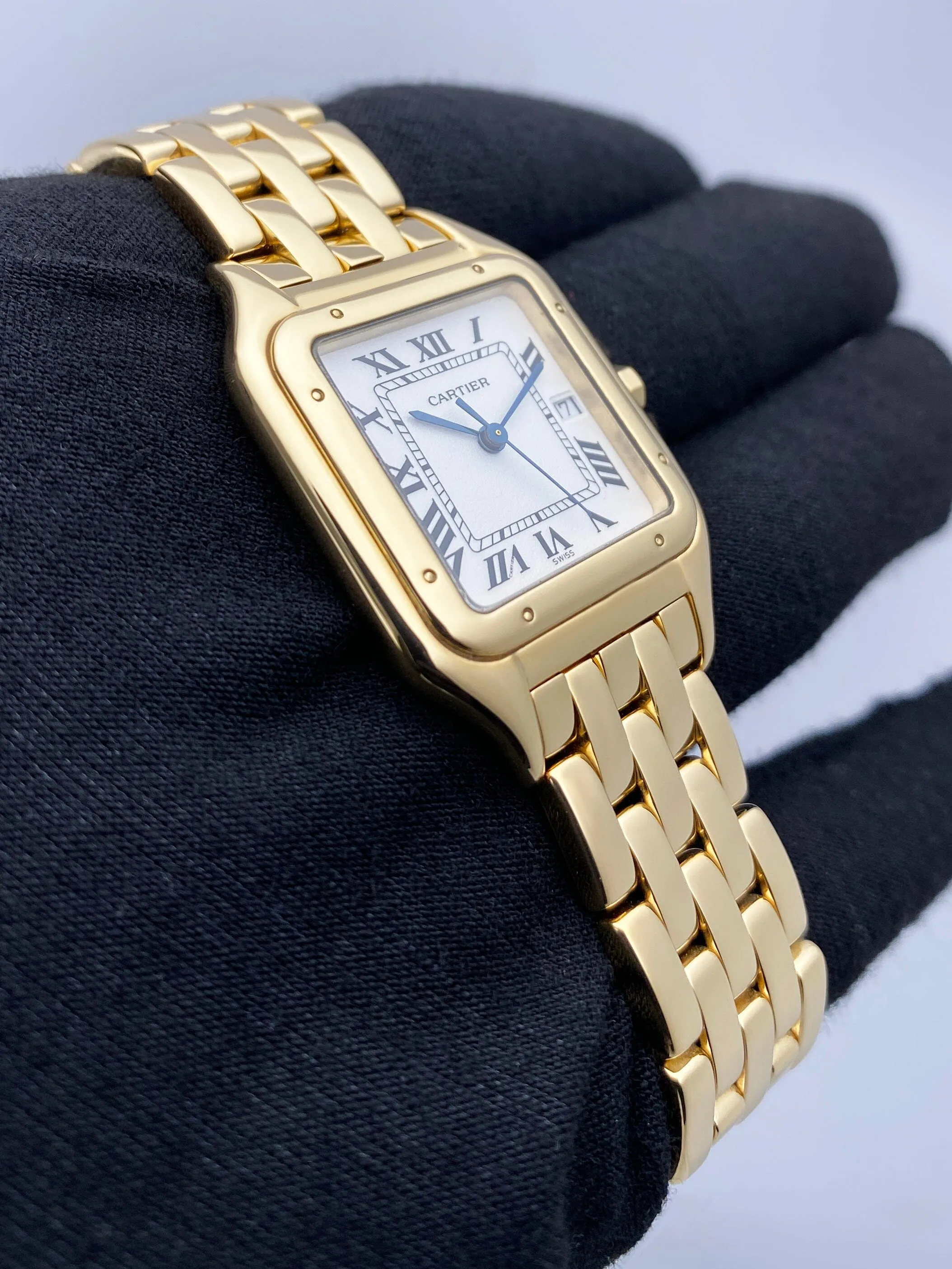 Cartier Panthere W25014B9 18K Yellow Gold Mens Watch