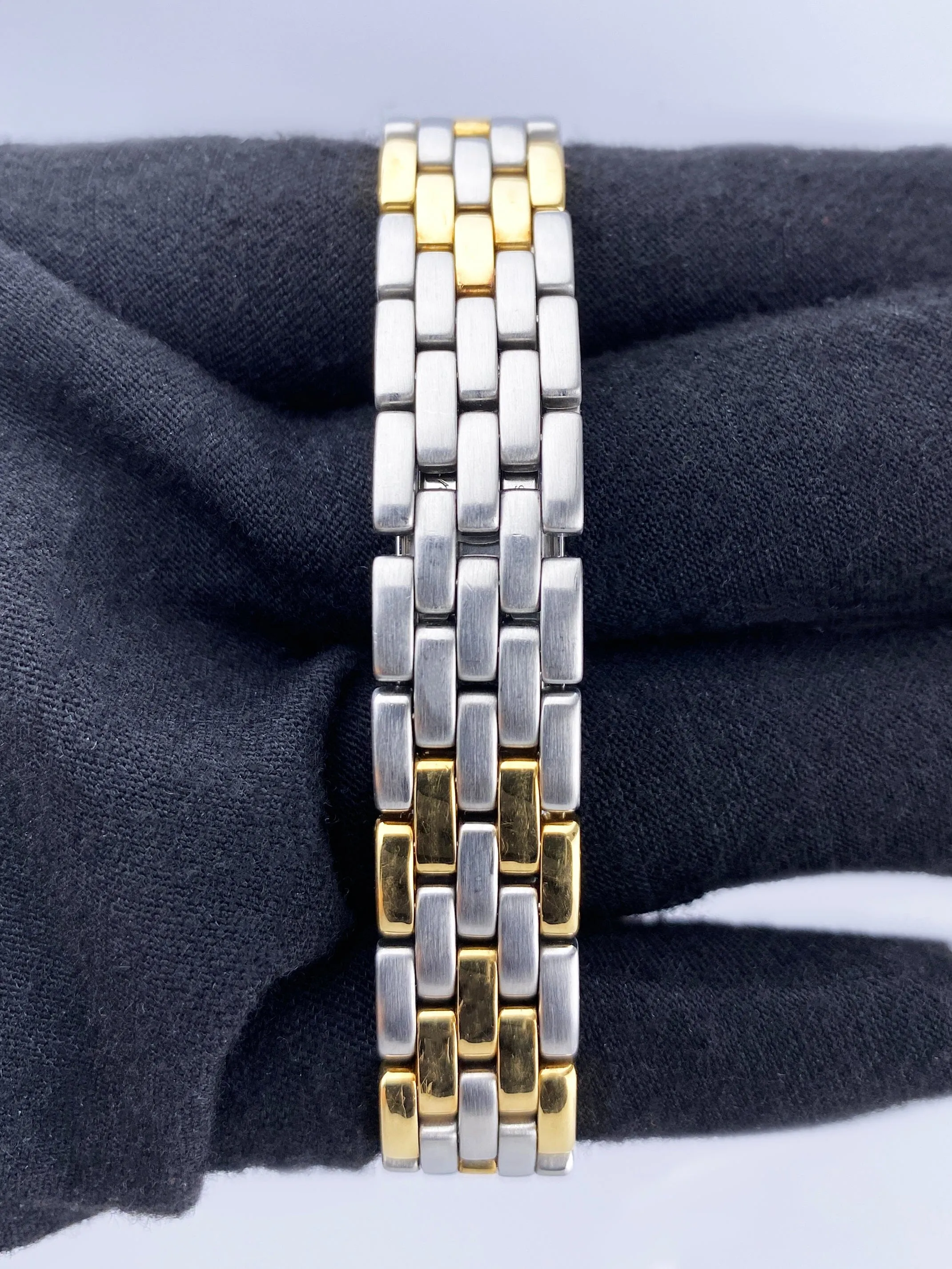 Cartier Panthere W25040L6 Two Tone V-Link Ladies Watch